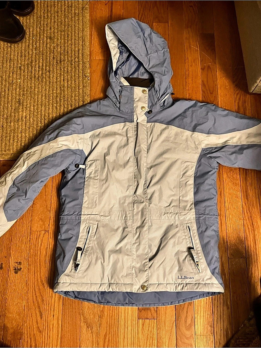 L.L.Bean PrimaLoft jacket Color Block Ski Jacket Size Petite Small